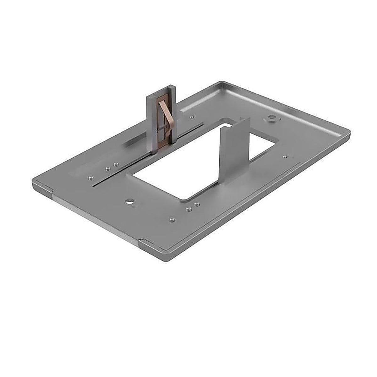 Westek LCR-CDDO-N LumiCover Satin Nickel Gray 1 gang Plastic Rocker Nightlight Wall Plate 1/Pack