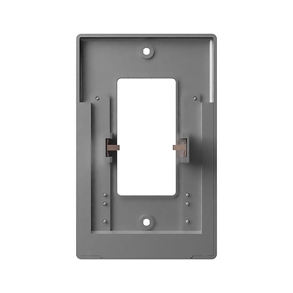 Westek LCR-CDDO-N LumiCover Satin Nickel Gray 1 gang Plastic Rocker Nightlight Wall Plate 1/Pack