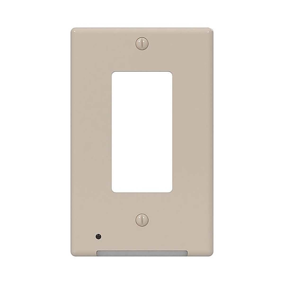 Westek LCR-CDDO-AL LumiCover Almond 1 gang Plastic Rocker Nightlight Wall Plate 1/Pack