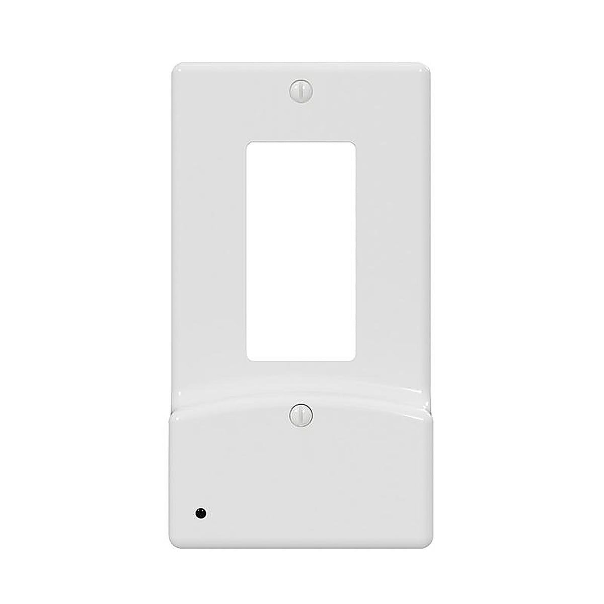 Westek LCR-UDDO-W LumiCover White 1 gang Plastic Rocker USB Nightlight Wall Plate 1/Pack