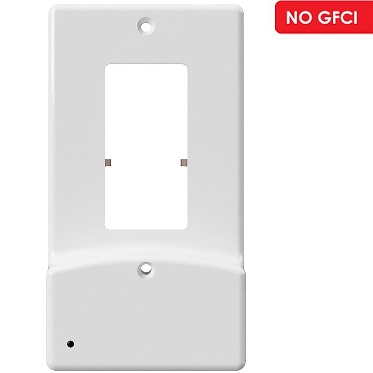 Westek LCR-UDDO-W LumiCover White 1 gang Plastic Rocker USB Nightlight Wall Plate 1/Pack