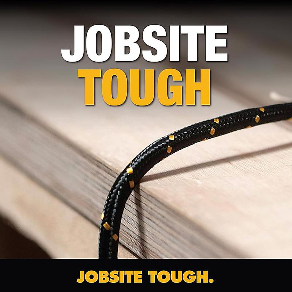 DeWalt - 131 1357 DW2 - Lightning to USB-C Cable 4 Ft. Black/Yellow