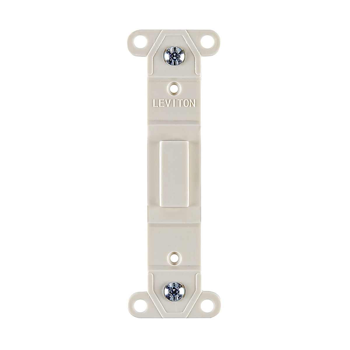 Leviton - 80700-00T - Light Almond 1 Gang Thermoset Plastic Blank Wall Plate 1 Pack