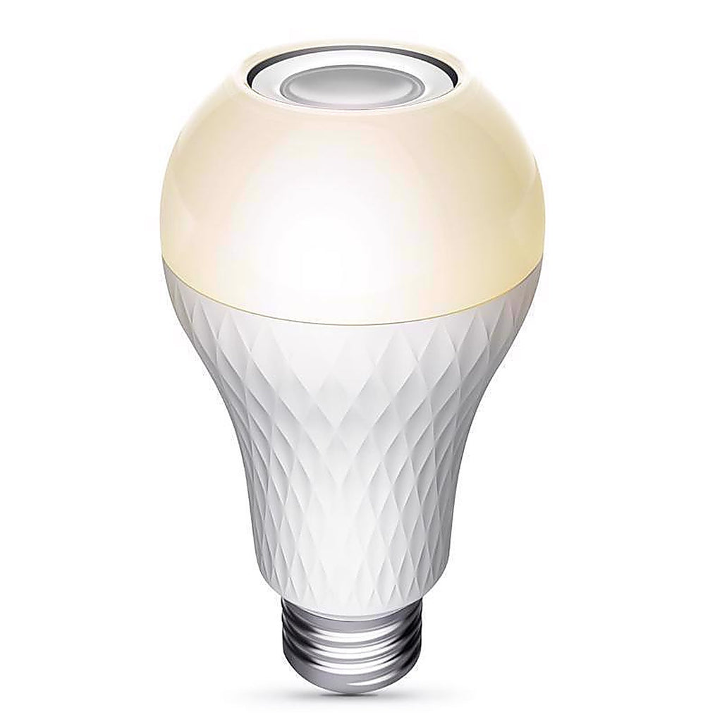 Feit - BTOM60/5CCT/CA - A19 E26 (Medium) LED Speaker Bulb Bright White 60 Watt Equivalence 1 Pack