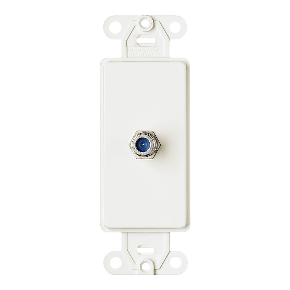 Leviton - 40681-00W - F-Connector F Decora Insert 1 Pack