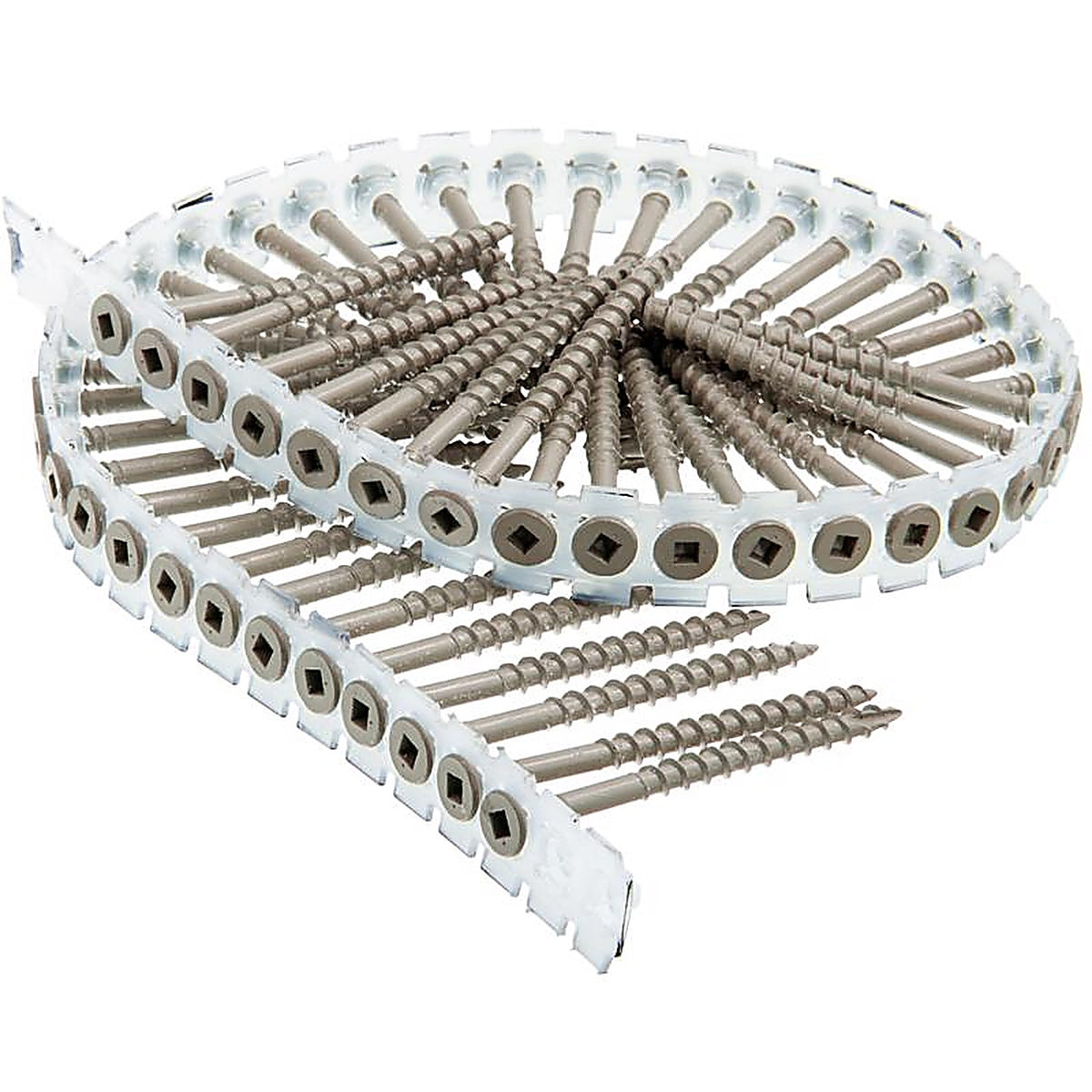 Senco 08D250WK 08D Series No. 8 Sizes S X 2-1/2 in. L Square Flat Head Exterior Screws 1000 pk