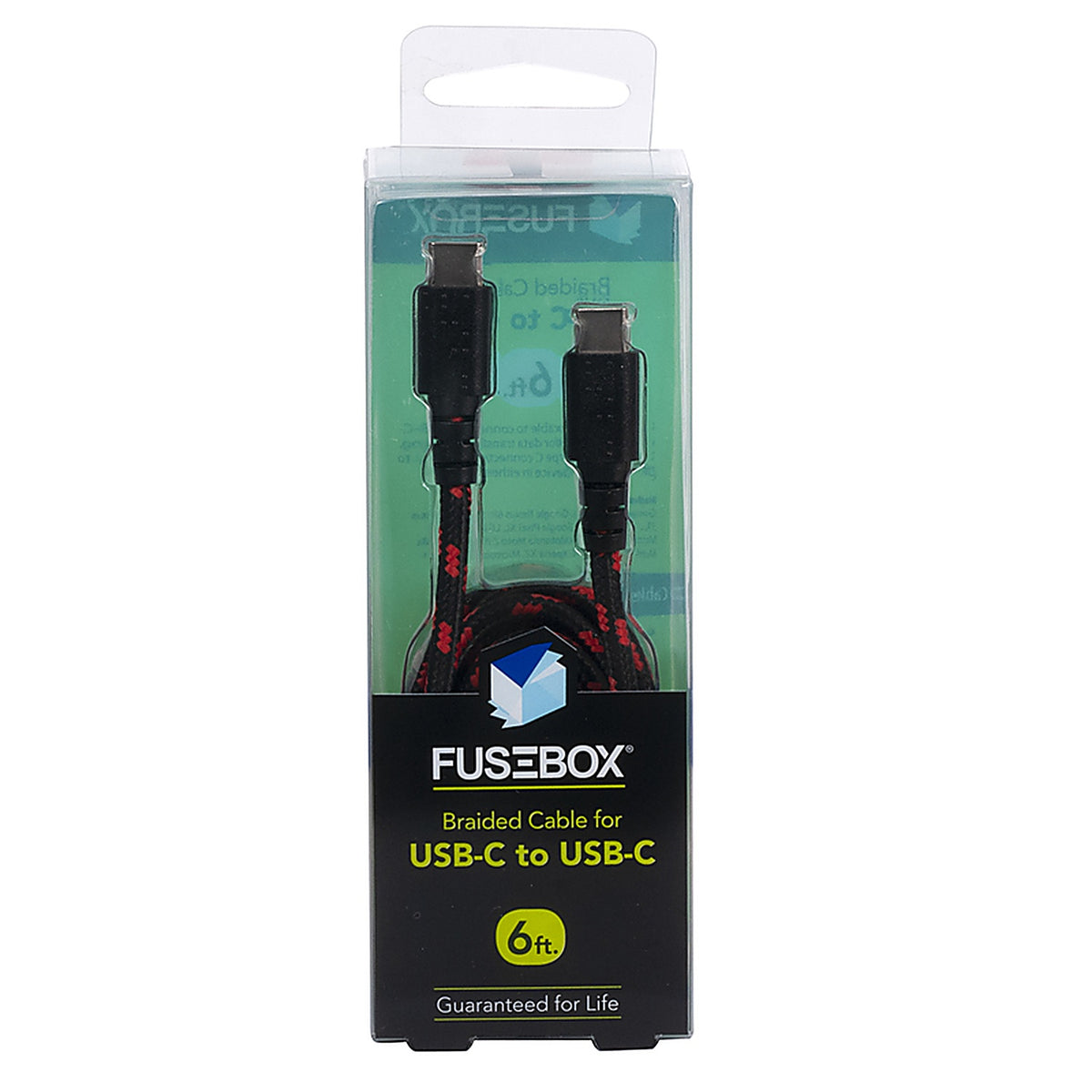 Fusebox - 215 1238 FB2 - USB-C Cable 6 Ft. Black