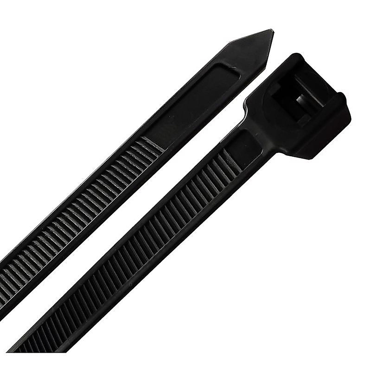 Home Plus EHD-610-24-BK 24 in. L Black Cable Tie 10/Pack