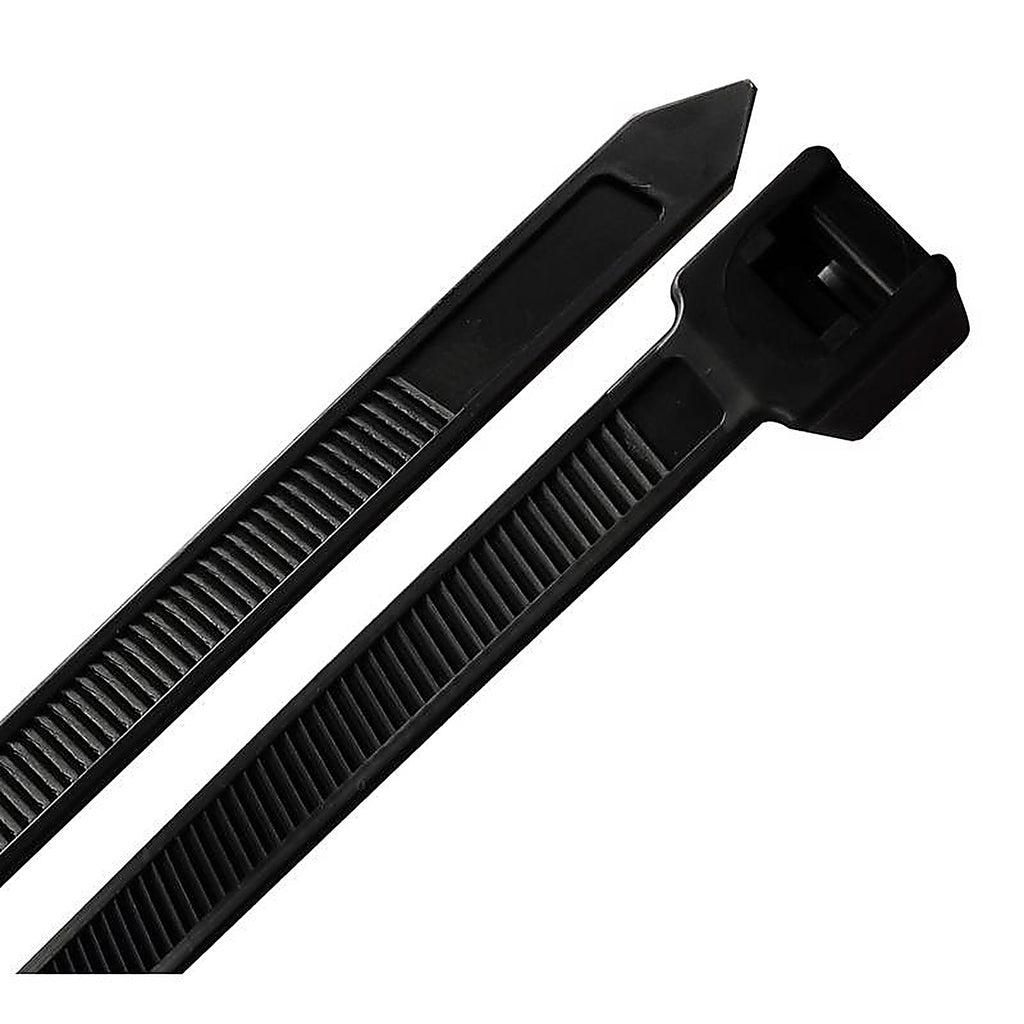Home Plus LH-HD-450-18-BK 18 in. L Black Cable Tie 100/Pack