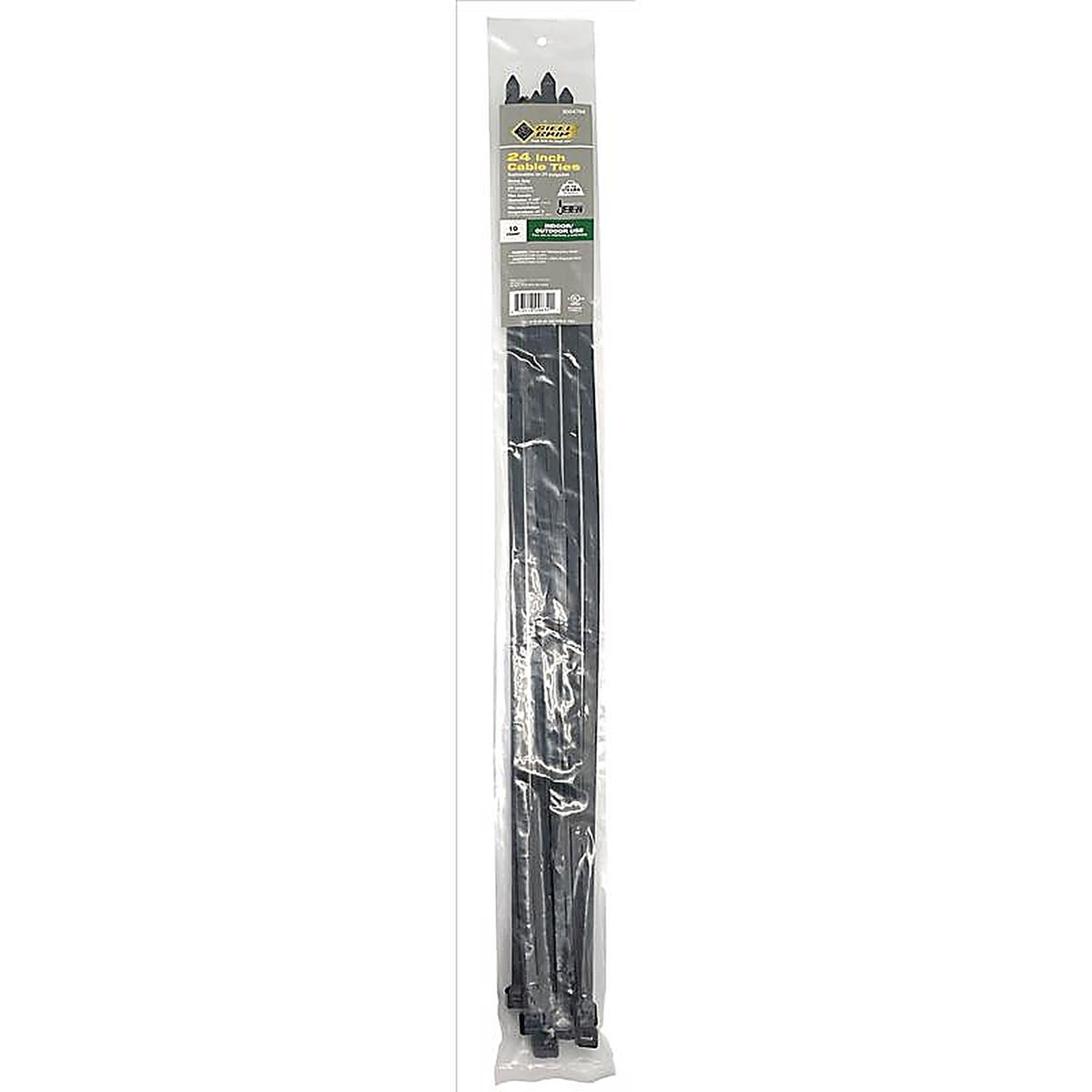 Steel Grip EHD-610-24-UV10 24 in. L Black Cable Tie 10/Pack