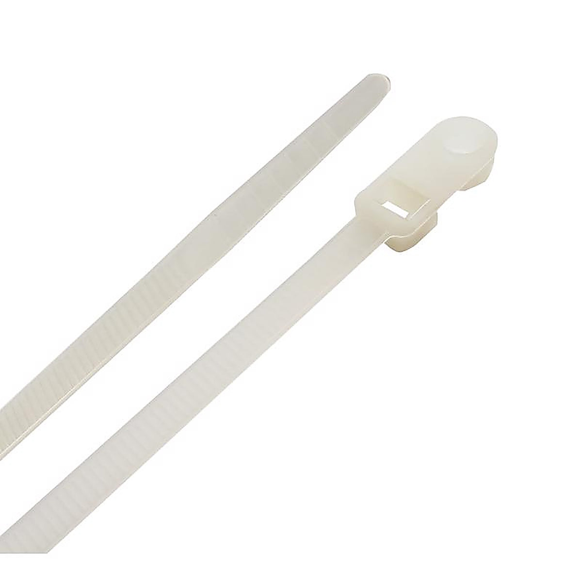 Steel Grip MT-S-200-8-NC 8 in. L White Cable Tie 100/Pack