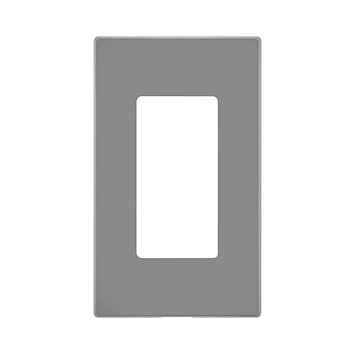 Leviton R79-80301-0LG Decora Light Gray 1 gang Polycarbonate Screwless Wall Plate 1/Pack