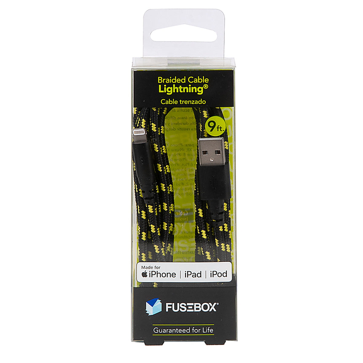Fusebox - 131 1236 FB2 - Lightning to USB Cable 9 Ft. Black