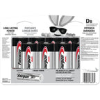 Energizer E95BP-8H Max D Alkaline Batteries 8 pk Carded