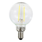Sylvania 40852 Natural G16.5 E12 (Candelabra) LED Bulb Soft White 60 W 2 pk