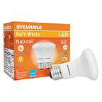 Sylvania 40788 Natural R20 E26 (Medium) LED Floodlight Bulb Soft White 50 W 2 pk