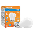 Sylvania - 40751 - Natural A19 E26 (Medium) LED Bulb Daylight 75 Watt Equivalence 2 Pack