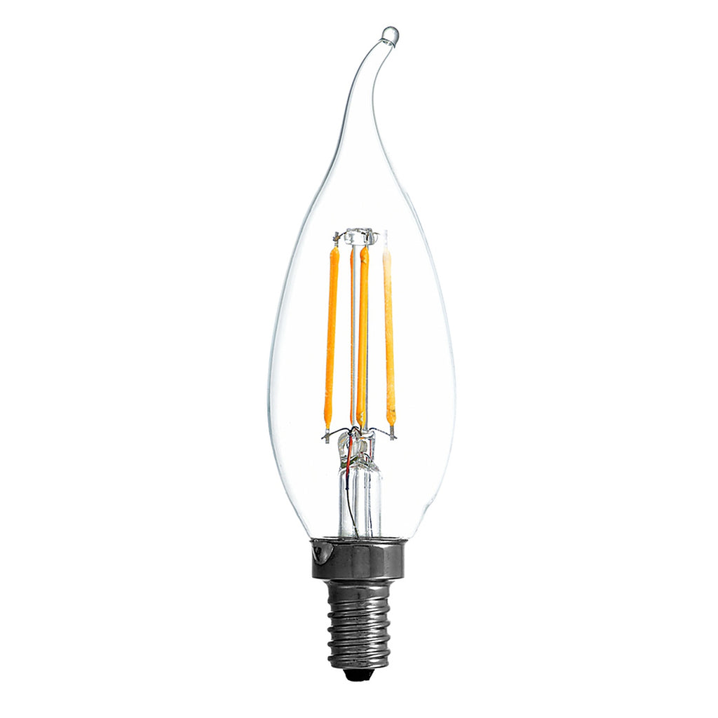 Sylvania - 40755 - Natural B10 E12 (Candelabra) LED Bulb Soft White 40 Watt Equivalence 2 Pack
