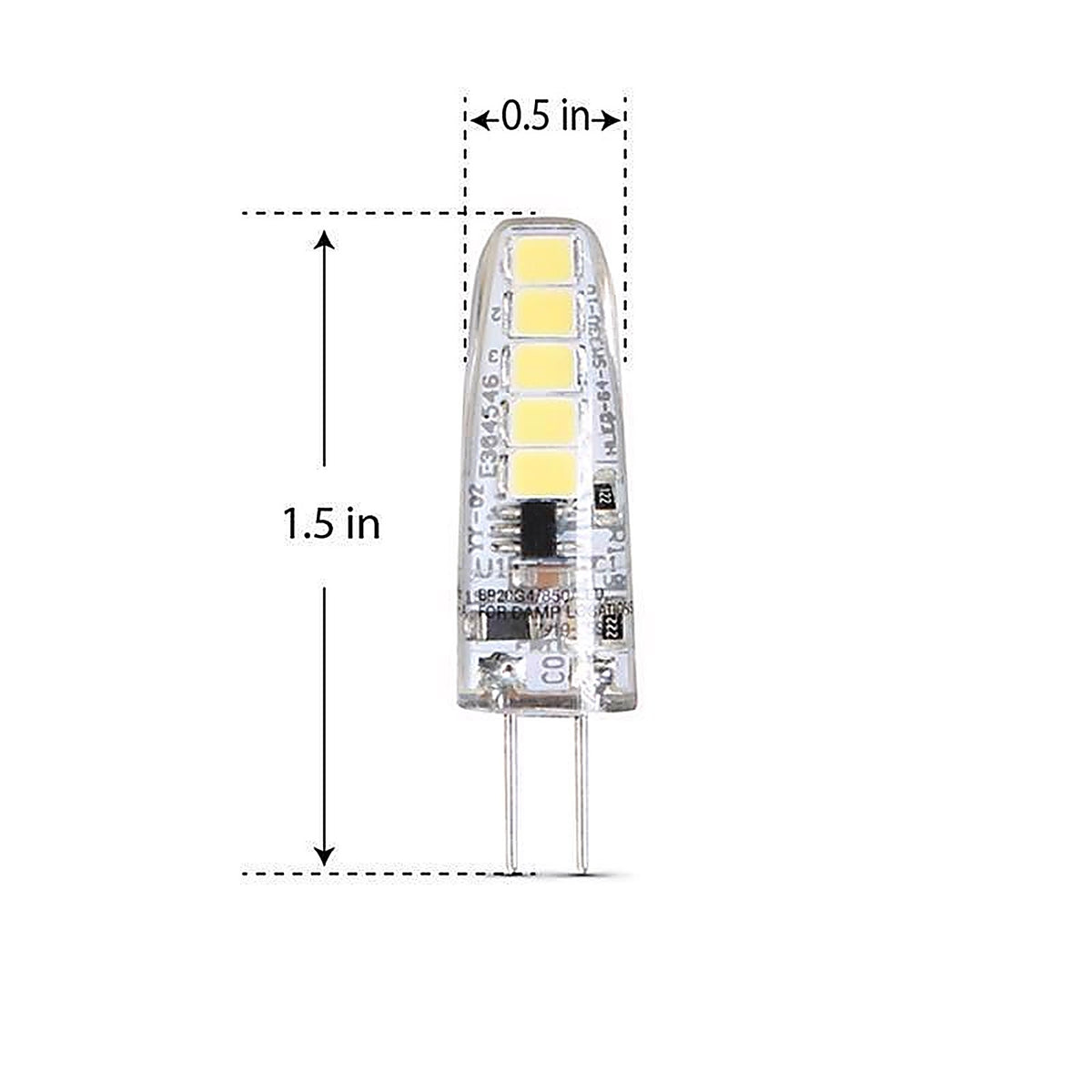 Feit Electric BP20G4/850/LED G4 LED Bulb Daylight 20 W 1 pk