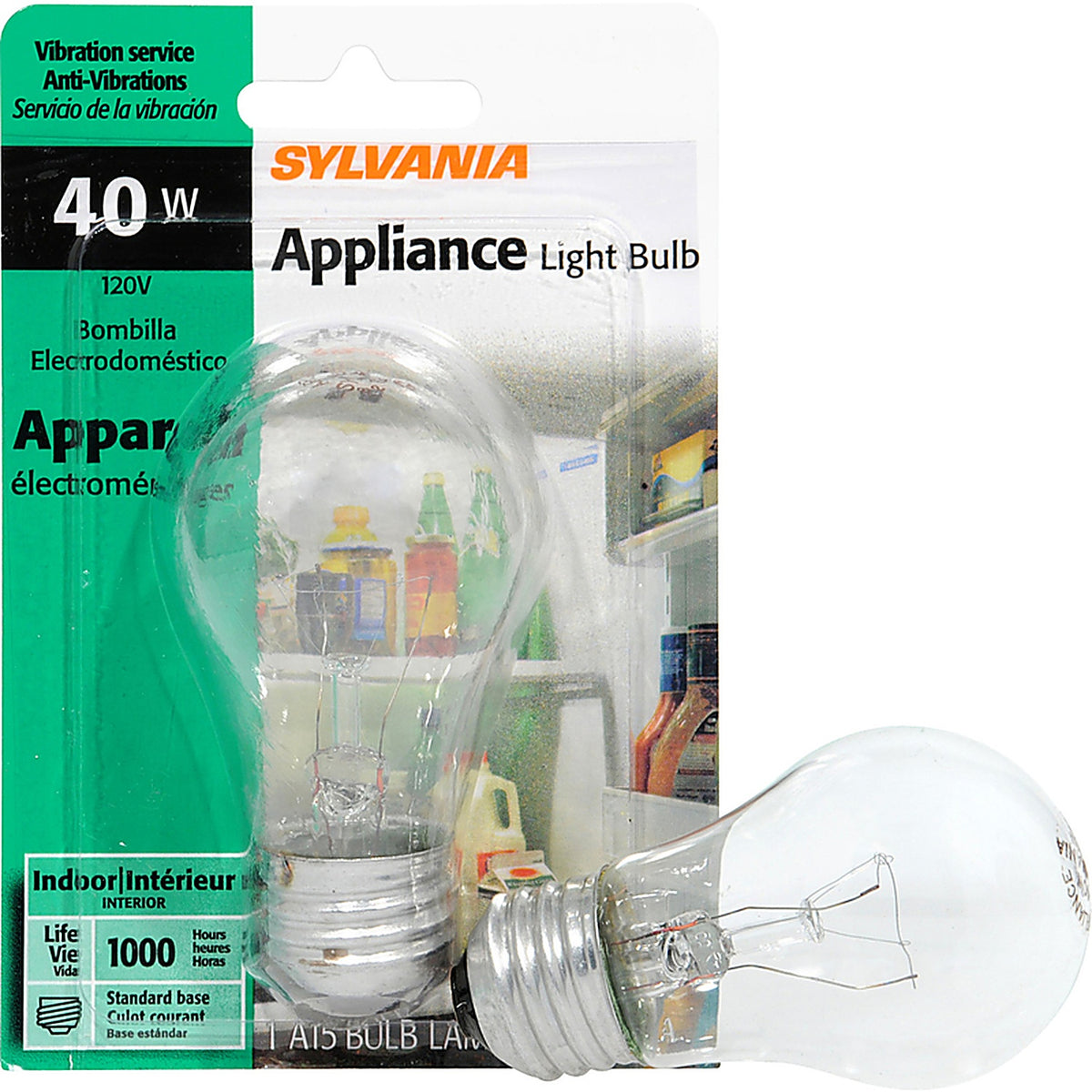 Sylvania - 10129 - 40 W A15 A-Line Incandescent Bulb E26 (Medium) Soft White 1 Pack