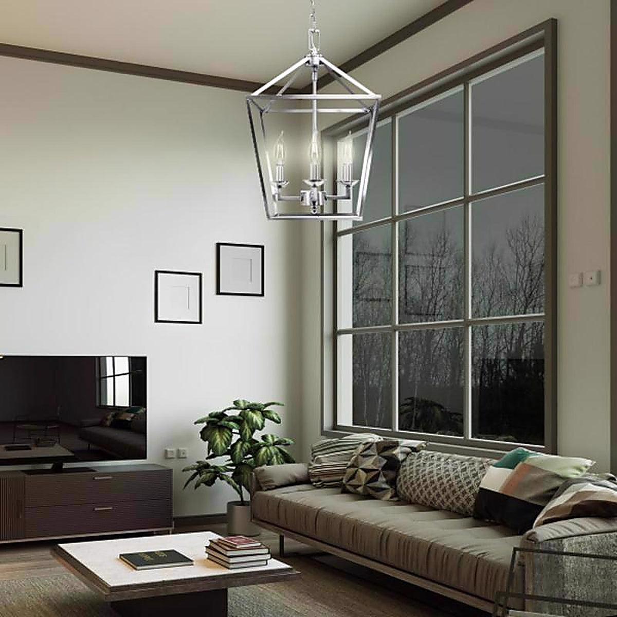 Feit Electric BPCFC4050WFIL/4 BA10 E12 (Candelabra) Filament LED Bulb Daylight 40 Watt Equivalence 4 pk