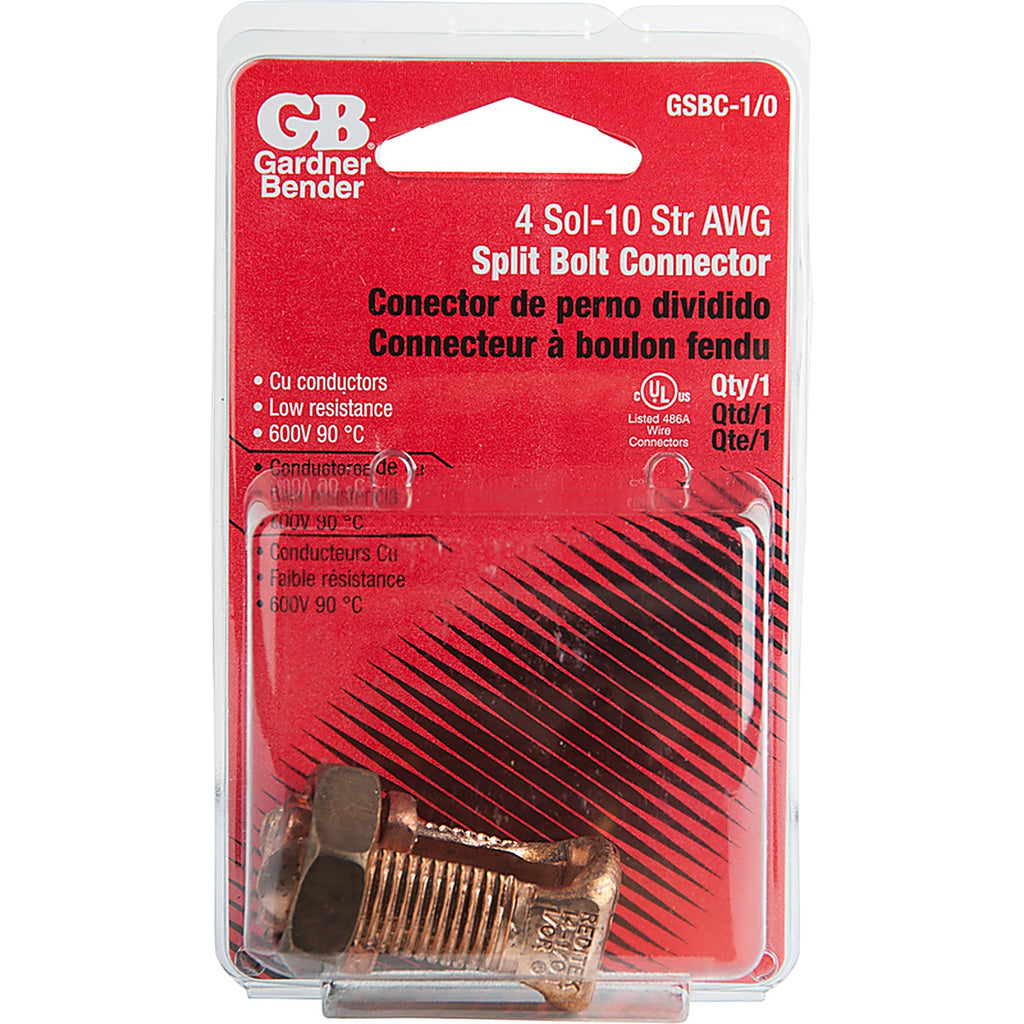 Gardner Bender - GSBC-1/0 - Split Bolt Connector 1 Pack