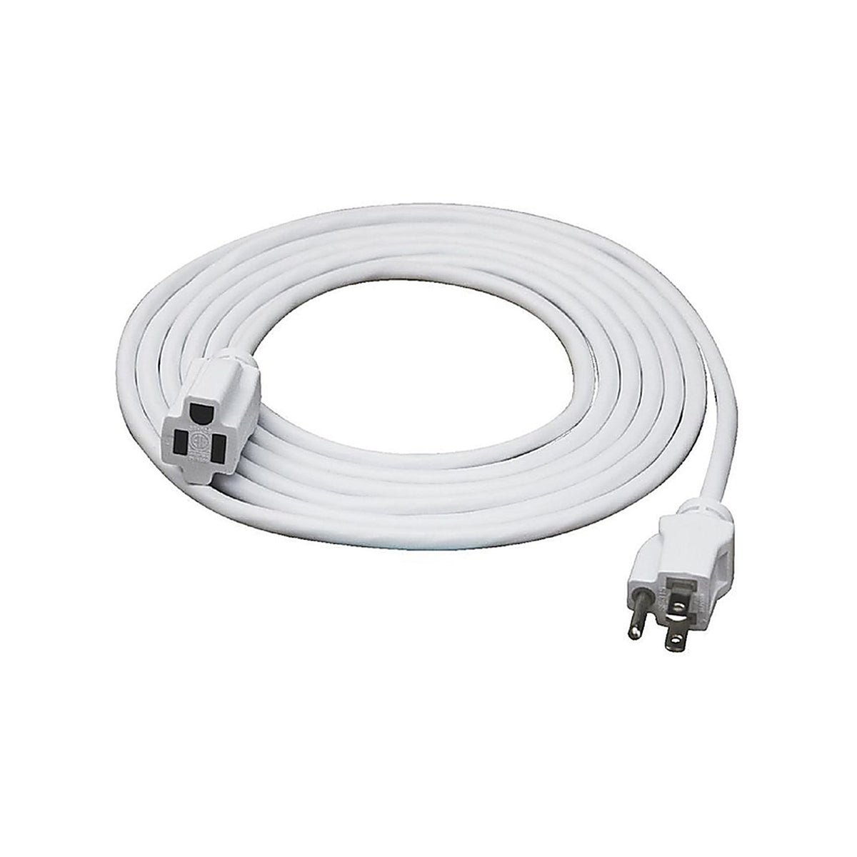 Prime - EC883612 - Outdoor 12 Ft. L White Extension Cord 16/3 Sjtw