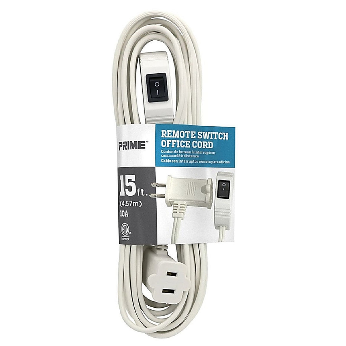 Prime - EC870615 - 16/2 Spt-2 125 V 15 Ft. L Power Cord