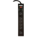 Prime - PB802135 - 15 Ft. L 6 Outlets Surge Protector Black 1150 J