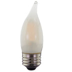 Satco - S21731 - Ca10 (Flame Tip) E26 (Medium) LED Bulb Warm White 40 Watt Equivalence 2 Pack