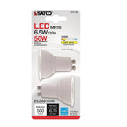 Satco - S21743 - Mr16 Gu10 LED Bulb Soft White 50 Watt Equivalence 2 Pack