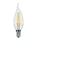 Satco - S21840 - Ca10 (Flame Tip) E12 (Candelabra) LED Bulb Warm White 40 Watt Equivalence 2 Pack