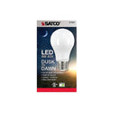 Satco - S11421 - A19 E26 (Medium) LED Dusk to Dawn Bulb Warm White 60 Watt Equivalence 1 Pack