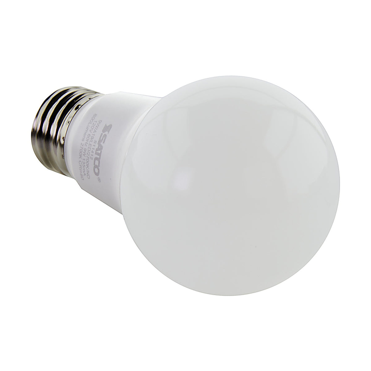 Satco - S11401 - A19 E26 (Medium) LED Bulb Natural Light 60 Watt Equivalence 10 Pack