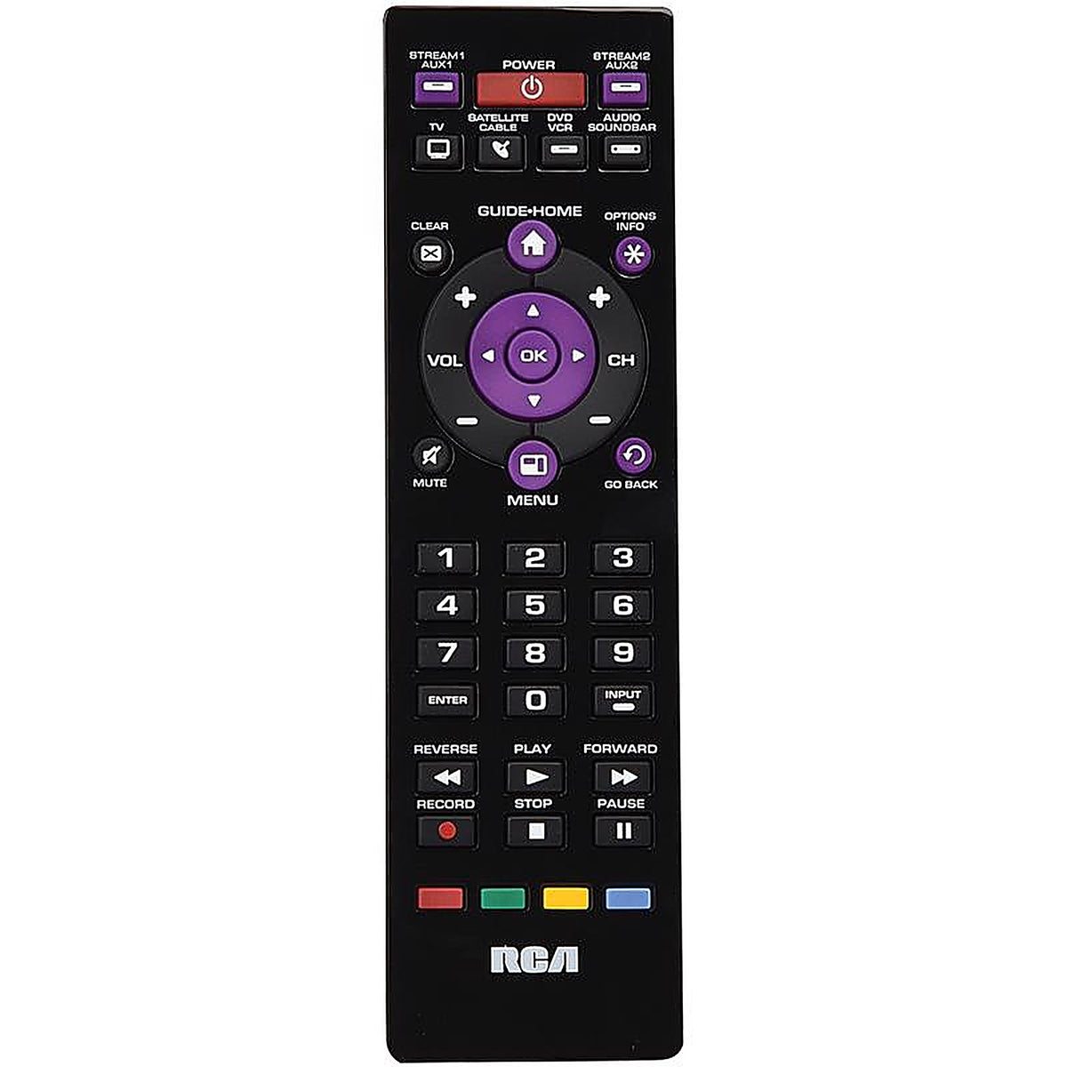 RCA RCRPST06GBE Programmable Universal Remote Control