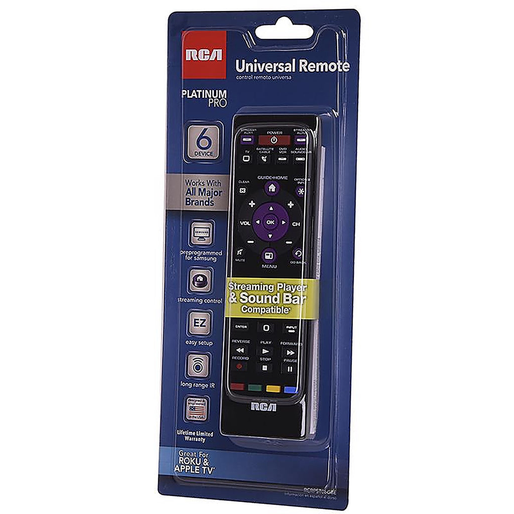 RCA RCRPST06GBE Programmable Universal Remote Control