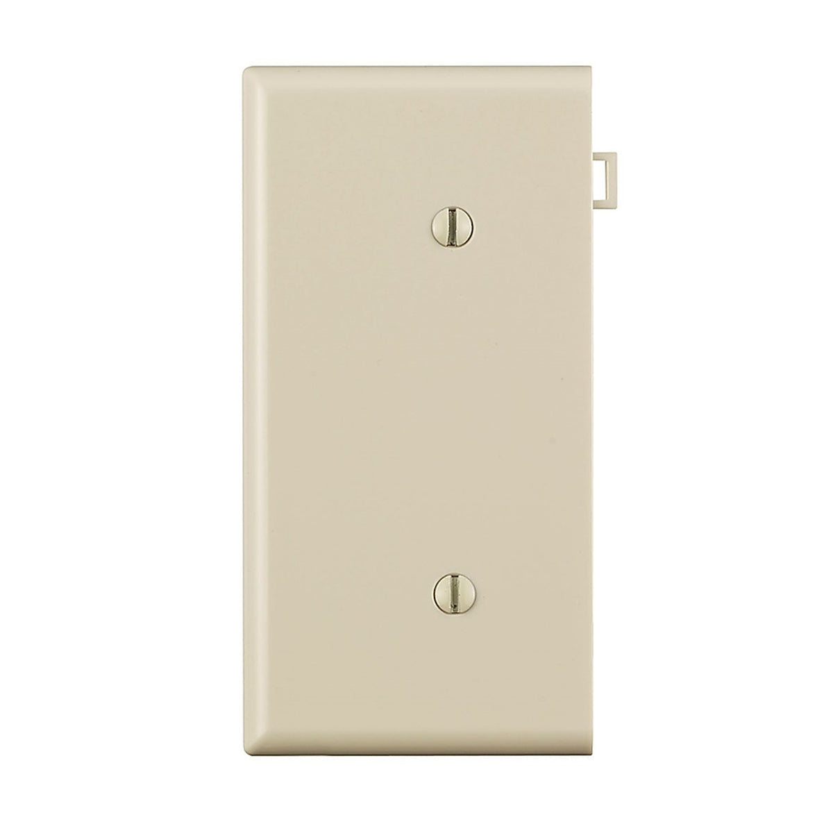 Leviton - PSE14-00T - Light Almond 1 Gang Thermoplastic Nylon Blank Sectional End Wall Plate 1 Pack