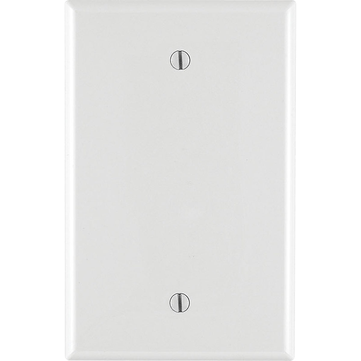 Leviton 0PJ13-00W White 1 gang Nylon Blank Wall Plate 1/Pack
