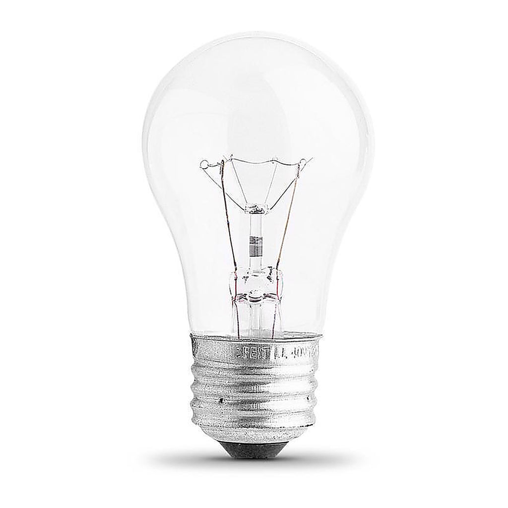 Feit - BP40A15C/CL/CF - 40 W A15 Ceiling Fan Incandescent Bulb E12 (Candelabra) Soft White 1 Pack