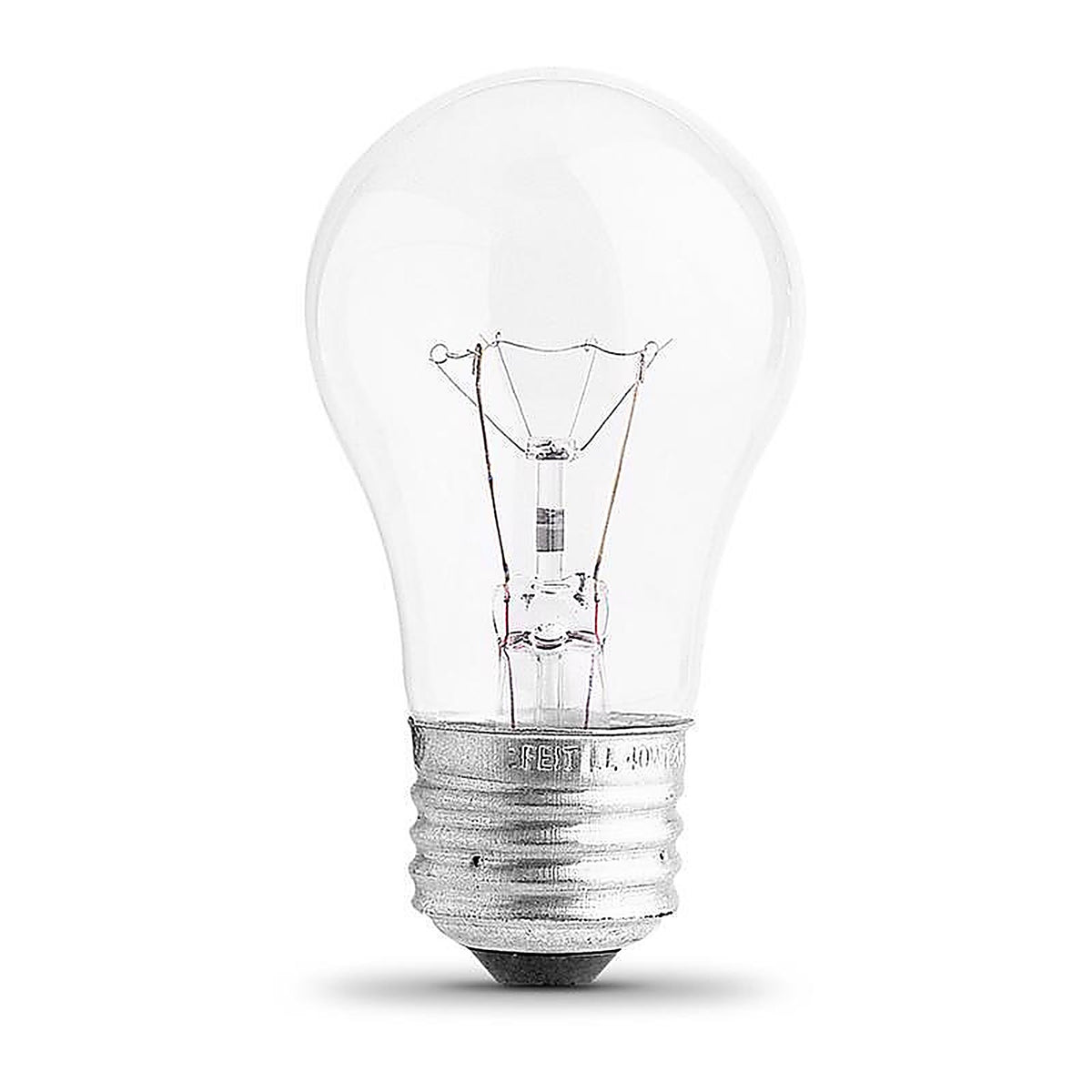 Feit - BP40A15C/CL/CF - 40 W A15 Ceiling Fan Incandescent Bulb E12 (Candelabra) Soft White 1 Pack
