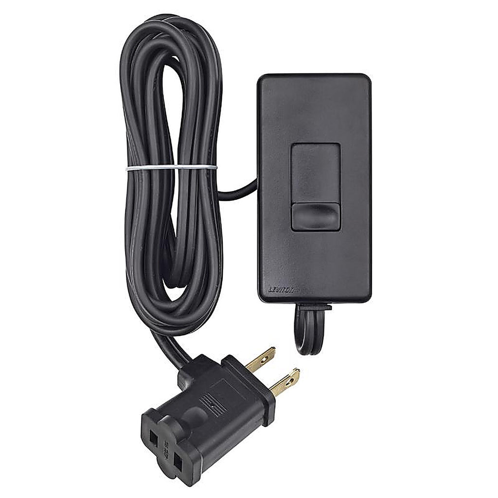 Leviton - R15-TBL03-10E - Black 300 W Tabletop Dimmer Slide Switch 1 Pack