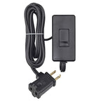 Leviton - R15-TBL03-10E - Black 300 W Tabletop Dimmer Slide Switch 1 Pack