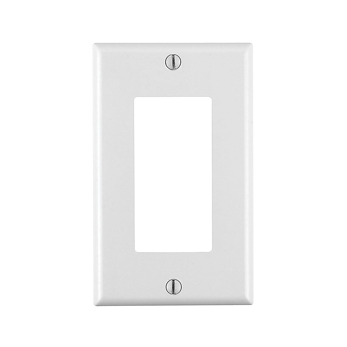 Leviton 80401-2AW White 1 gang Thermoset Plastic Wall Plate 1 pk