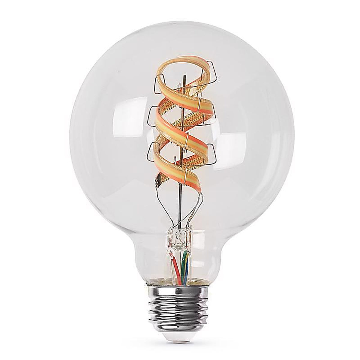 Feit Electric G3060/RGBWFILAG G30 E26 (Medium) LED Smart Bulb Color Changing 60 W 1 pk
