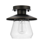 Globe Electric 64846 Nate 8.14 in. H X 8 in. W X 8 in. L Oil Rubbed Bronze Ceiling Light