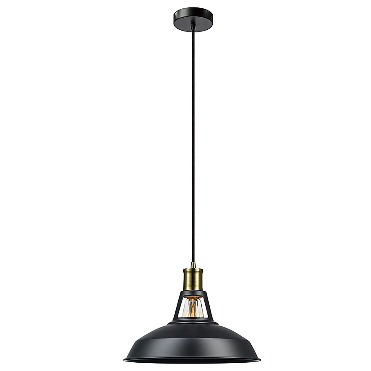 Globe Electric 60893 Robin 188.85 in. H X 12 in. W X 12 in. L Antique Brass Ceiling Light