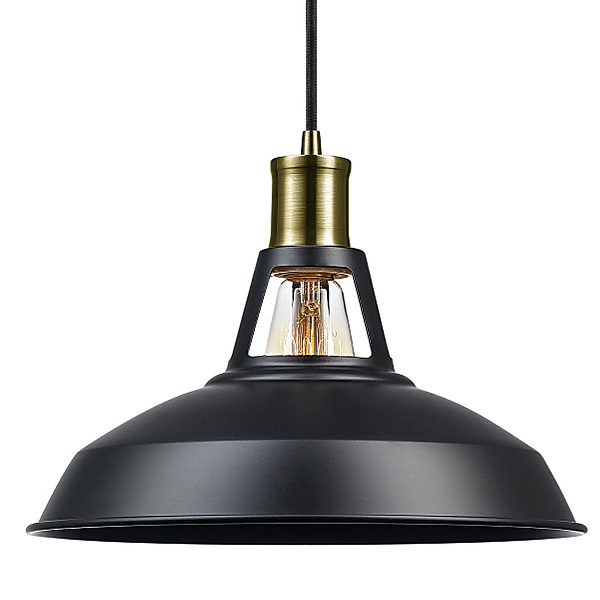 Globe Electric 60893 Robin 188.85 in. H X 12 in. W X 12 in. L Antique Brass Ceiling Light