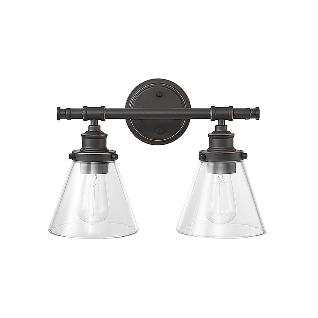 Globe Electric 51444 Parker 2-Light Oil Rubbed Bronze Wall Sconce