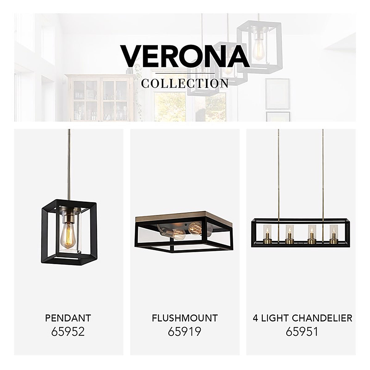 Globe Electric 65919 Verona 5.12 in. H X 13 in. W X 13 in. L Dark Bronze Ceiling Light