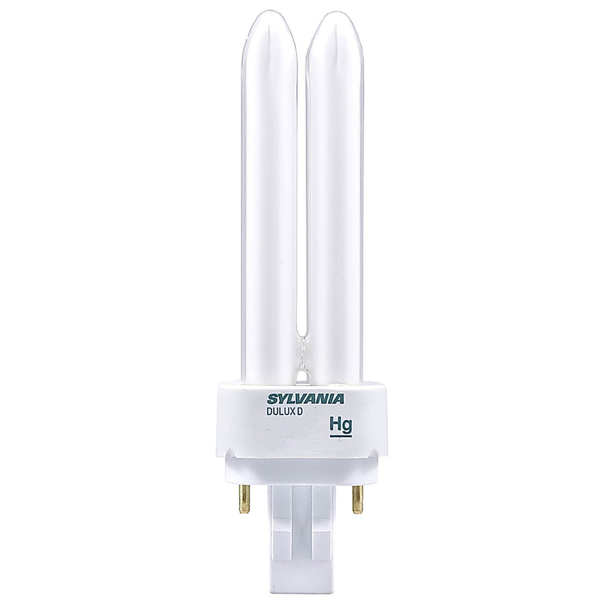 Sylvania - 21111 - Dulux 18 W Tubular 1.38 In. D X 1.38 In. L Cfl Bulb White Tubular 4100 K 1 Pack